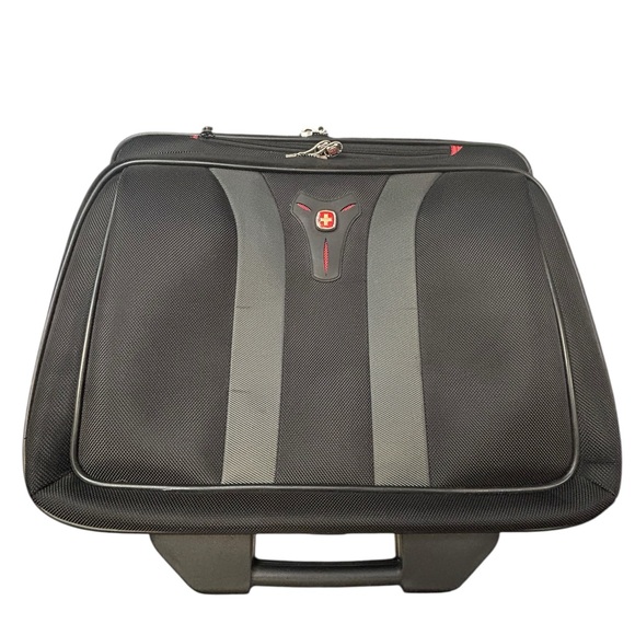 Swiss Gear Granada Business Gear Wheeled Suitcase Laptop Bag Carry On 17” Travel - Picture 3 of 16